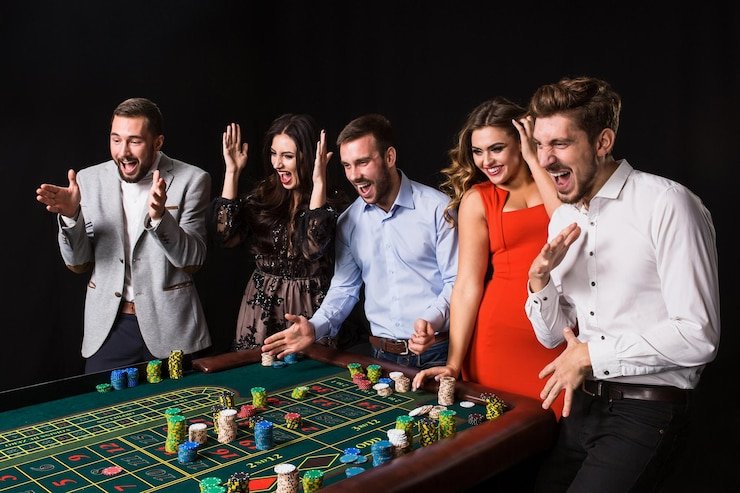 Push Gaming live-dealer table on lotre slot mobile app showing roulette wheel and bet slip